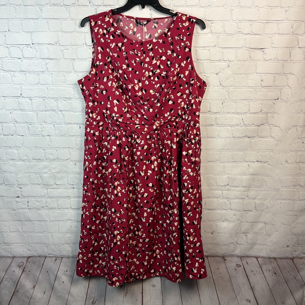 BloomChic Pink Floral Midi Dress - Picture 2 of 6
